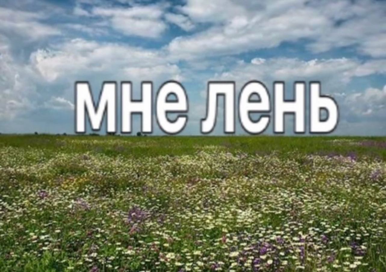 мне лень