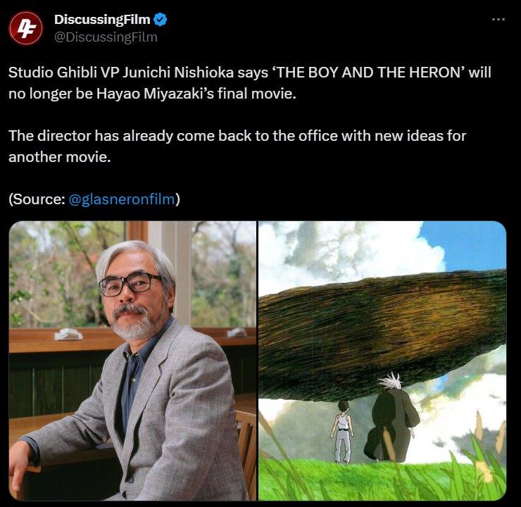 *sigh*
Somehow, Miyazaki has returned.