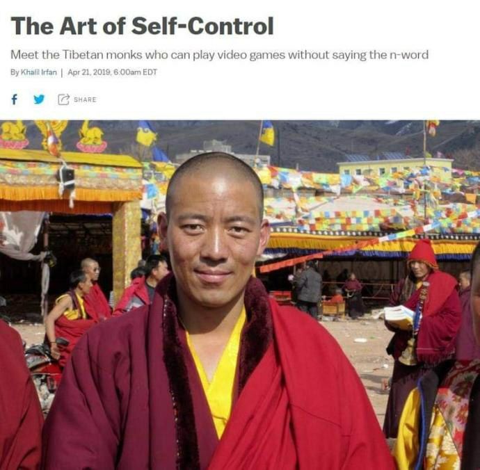 The Art of Self-Control Meet the Tibetan monks who can play video gam without saying the n-word у A\ Vig