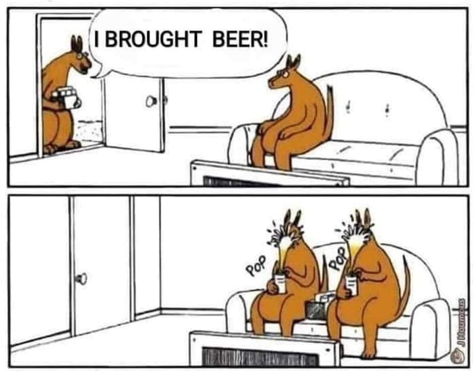 BROUGHT BEER!
