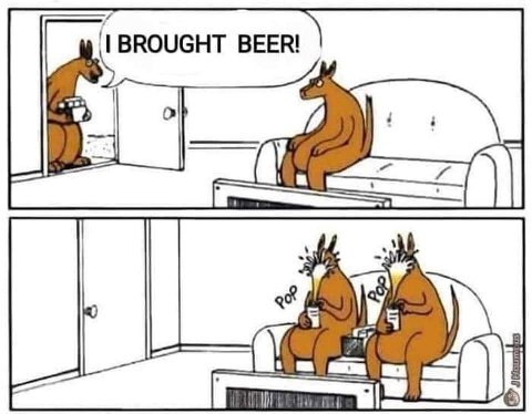 BROUGHT BEER!