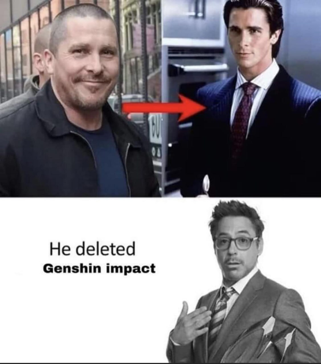 He deleted Genshin impact