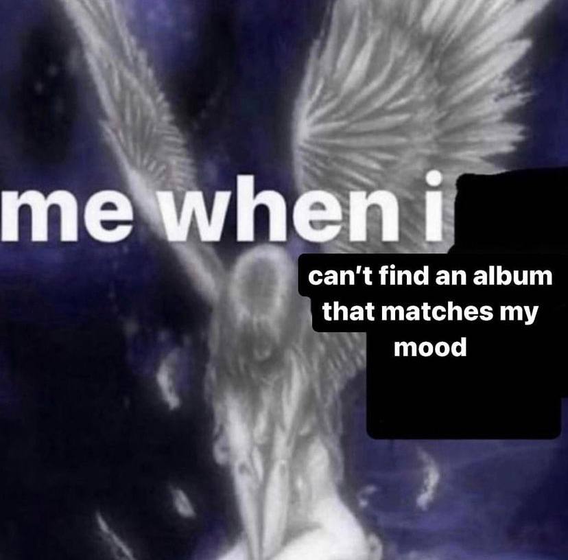 can't find an album that matches my mood