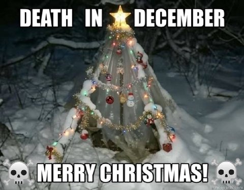 DEATH IN DECEMBER MERRY CHRISTMAS!