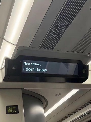 Next station: don’t know