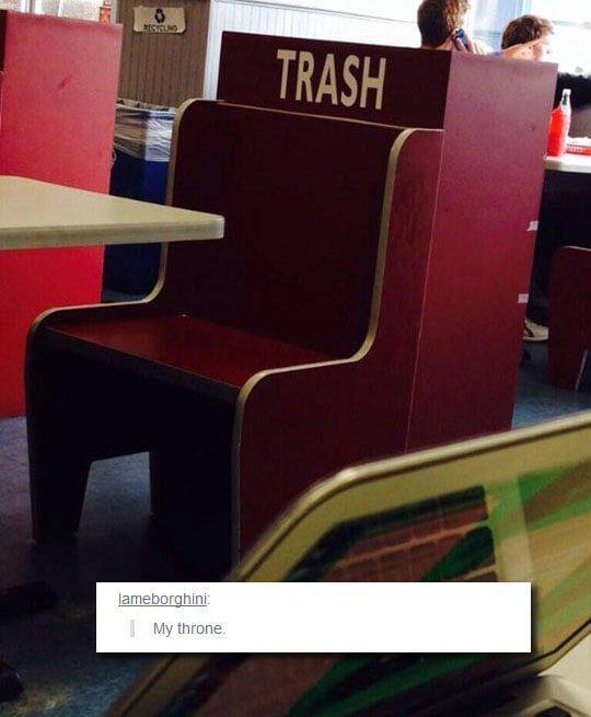 My throne