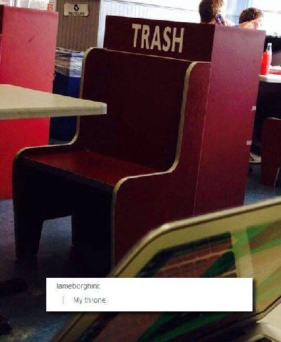 My throne