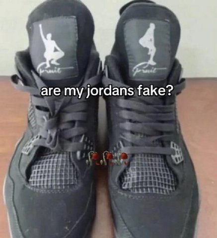 are my jordans fake?
