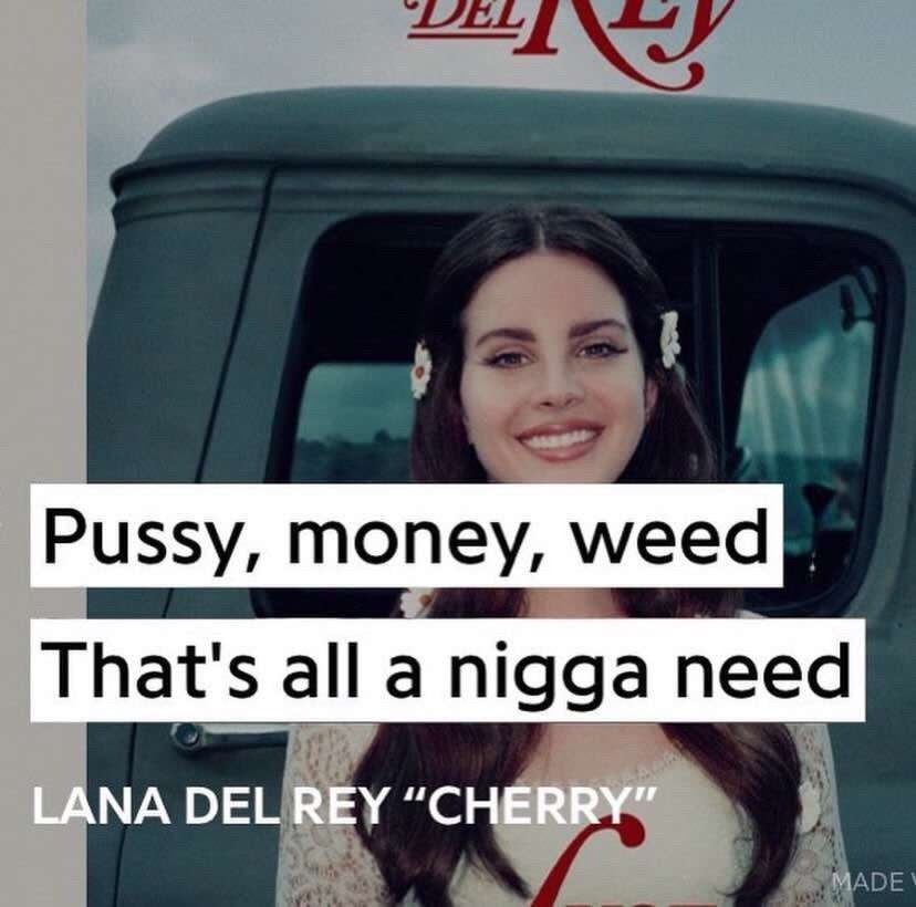 и Pussy, money, ммееав That's all а nigga need