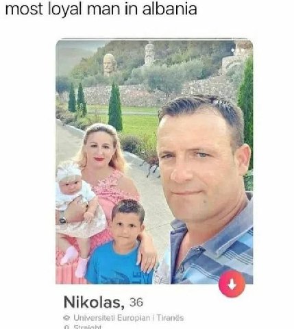 most loyal man in albania к 4 7 у. Nikolas, 36 Universiteti Europian Tiranés а