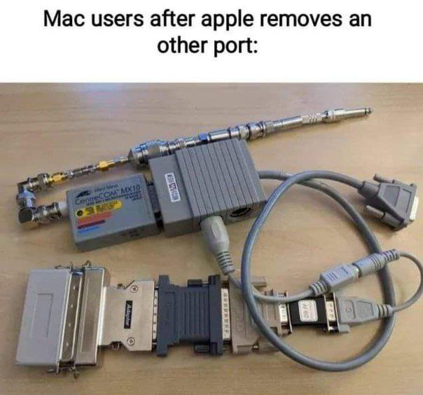 Mac users after apple removes an other port: