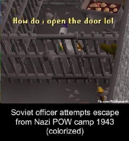 i How до гореп the 1 у И Soviet officer attempts escape from Nazi POW camp 1943 (colorized)