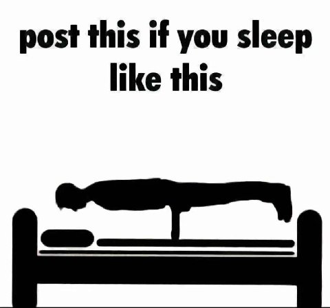 post this if you sleep like this