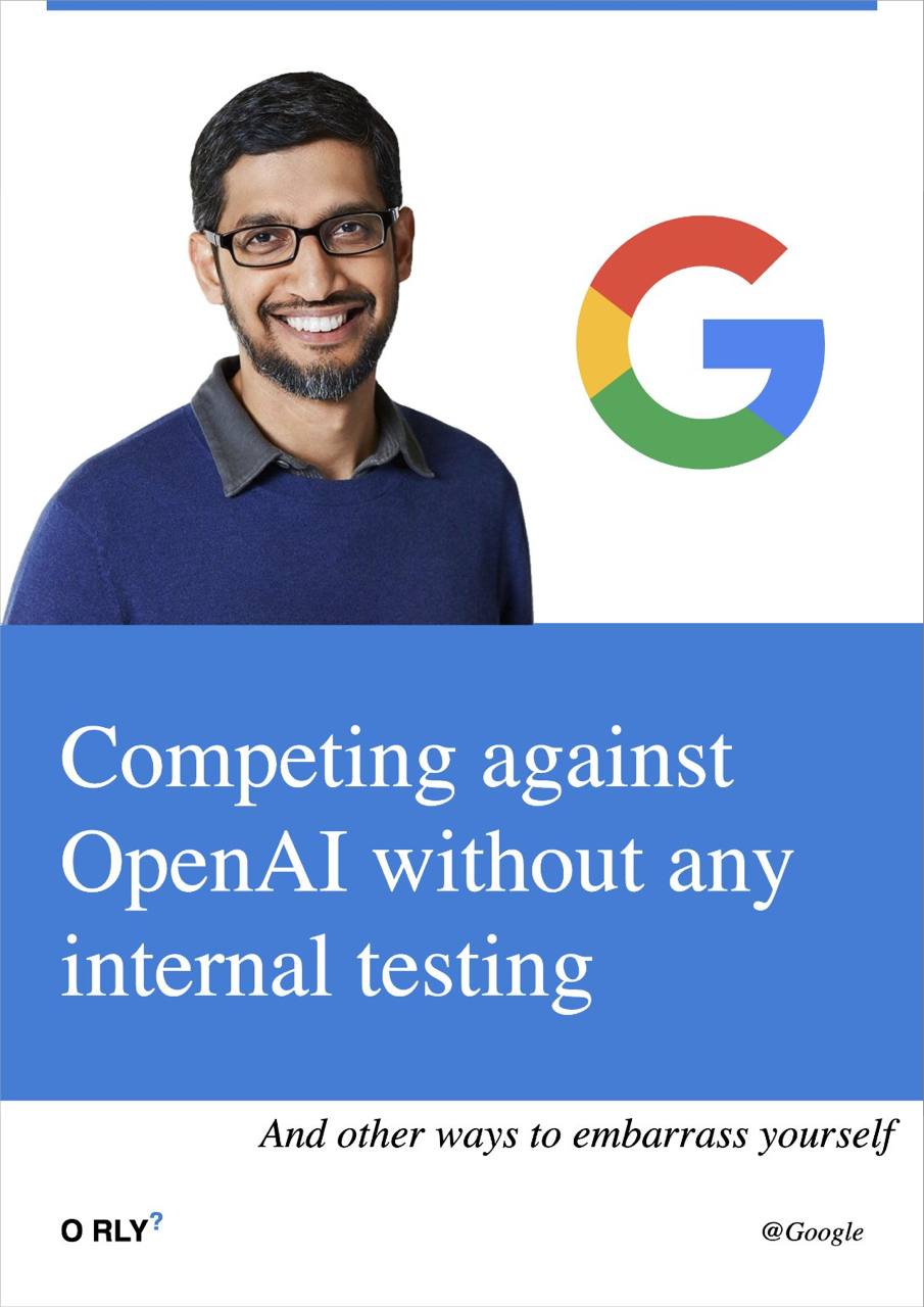 Competing against ОрепАТ without any internal testing And other ways to embarrass yourself ORLY’ @Google