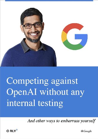 Competing against ОрепАТ without any internal testing And other ways to embarrass yourself ORLY’ @Google