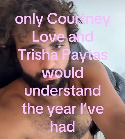 only Cour Love Trisha Pay would understand the year I've had