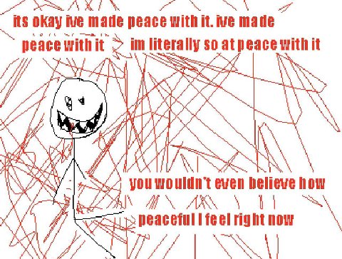 its okay made peace with it. peace with it literally атреасе with it $4 7 even believe how AN AN feel right now