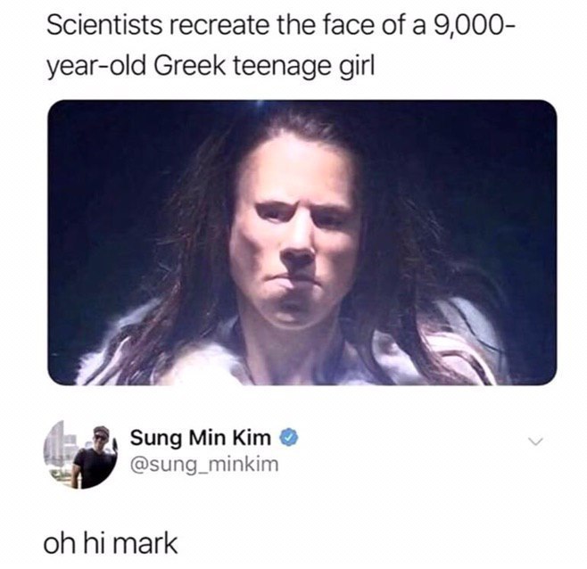 Scientists recreate the face of a 9,000- year-old Greek teenage girl Sung Min Kim @sung_minkim mark