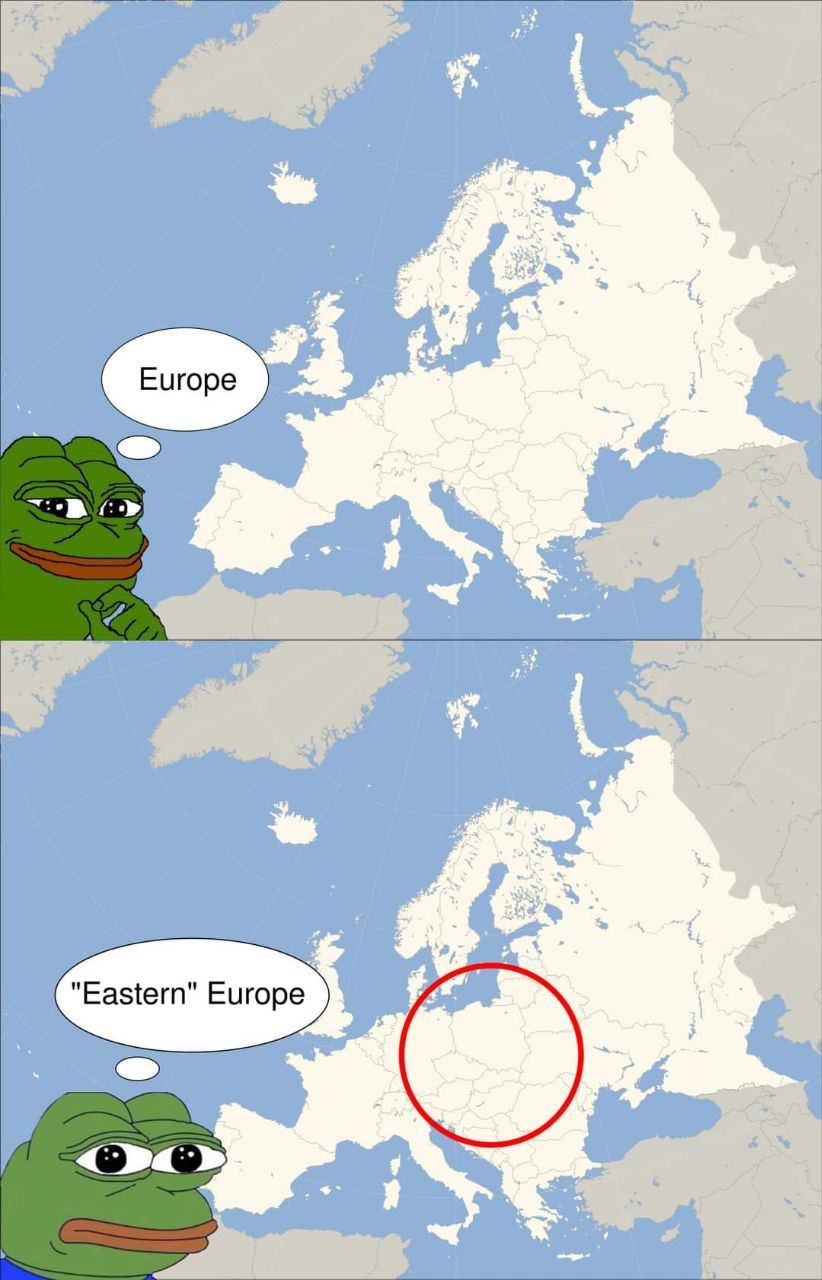 7 4 ier 9 3 у 2 и. С 3 "Eastern" Europe а A