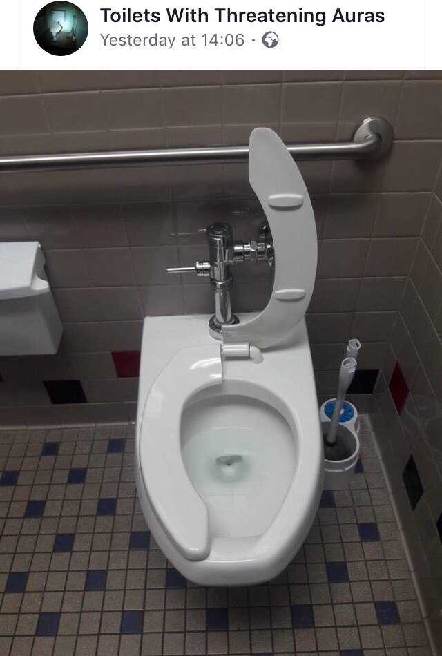Toilets With Threatening Auras Yesterday at 14:06