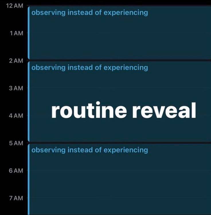 observing instead of experiencing observing instead of experiencing routine reveal observing instead of experiencing