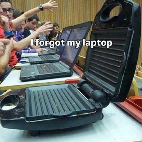 forgot my laptop