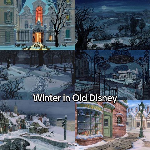 Winter in Old Disney у 4