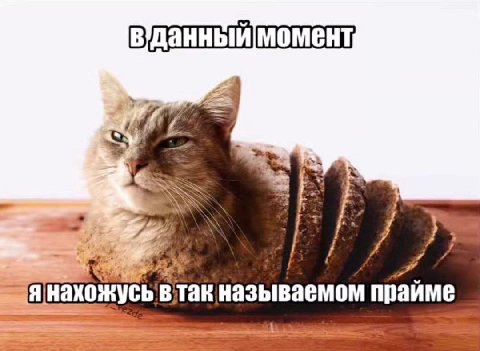 момент, О on я 4% Tak называемом прайме