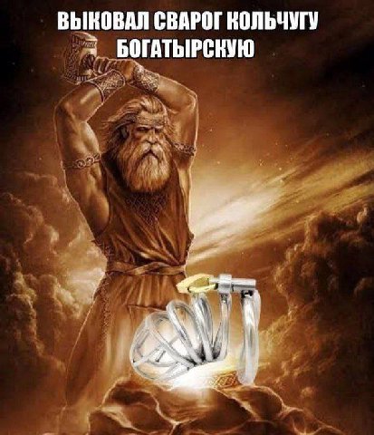 ВЫНОВАЛ СВАРОГ КОЛЬЧУГУ я A ОГАТЫРСКУЮ