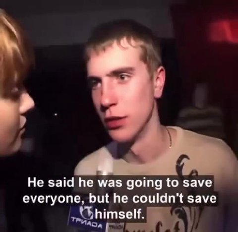 Не said he was going to save everyone, but he couldn't save