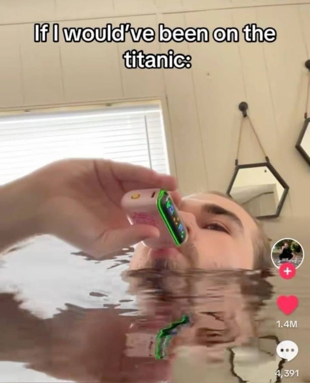 If been on the titanic: