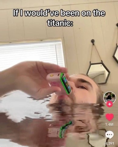 If been on the titanic: