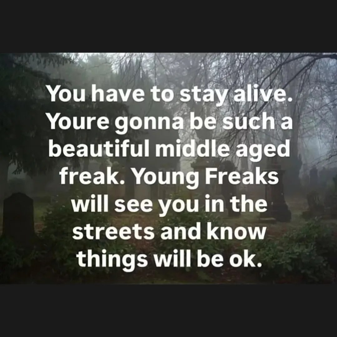 You have Youre доппафе such а beautiful middle aged freak. Young Freaks will see you in the streets and know things will be
