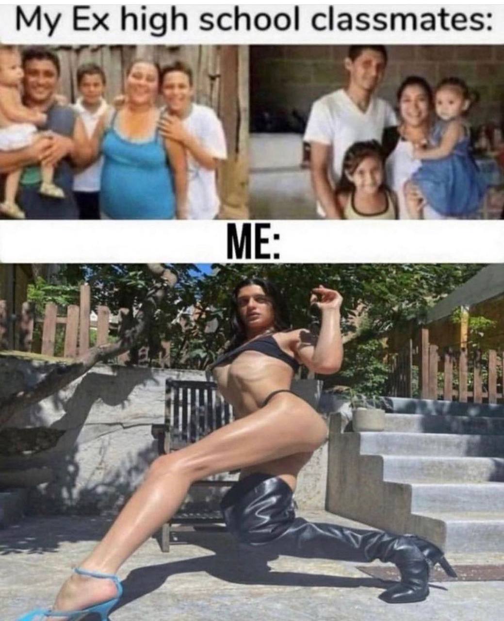 My high school classmates: