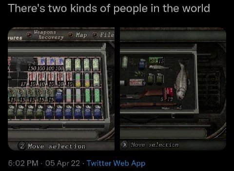 There's two kinds of people the world У’ Move selection 6:02 05 Apr 22 Twitter Web App