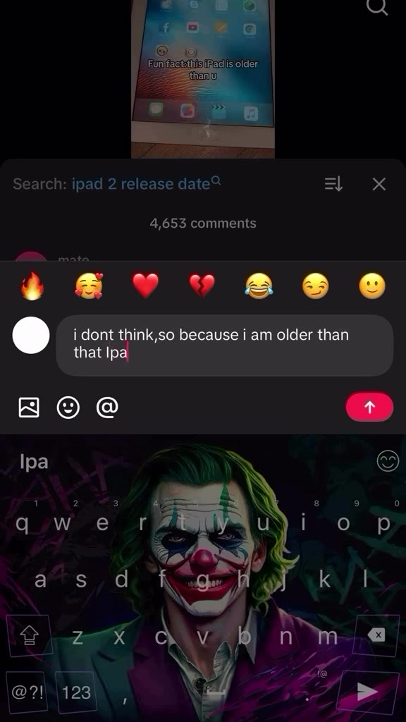 #apple #fyp #ipad2 #viral #iphone Q Search - ipad 2 release date >: Funfactithisiigadis older ©® i dont think,so because i ат older tha | Funifactthisiipadis older |