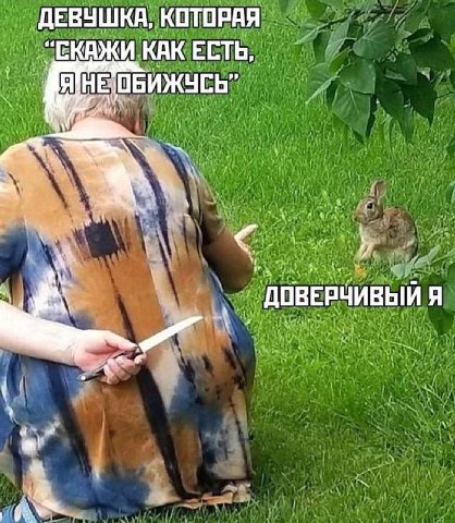 ДЕВУШКА, КОТОРАЯ “СКАЖИ КАК ЕСТЬ, у ДОВЕРЧИВЫЙ a