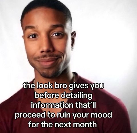 the look bro gives you information your mood for the next month