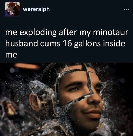 wereralph me exploding after my minotaur husband cums 16 gallons inside me 5 к ВАМ