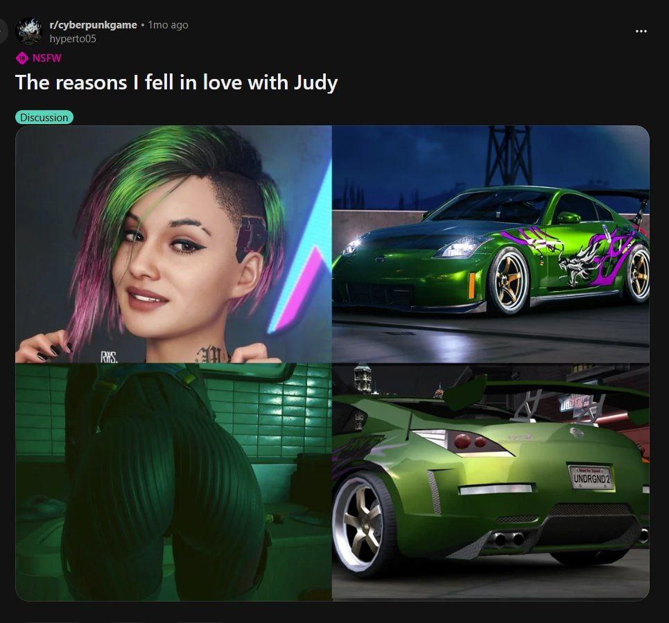 r/cyberpunkgame The reasons fell in love with Judy a