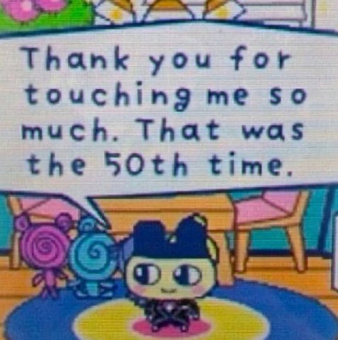 Thank you for touching me so much. That was the time.