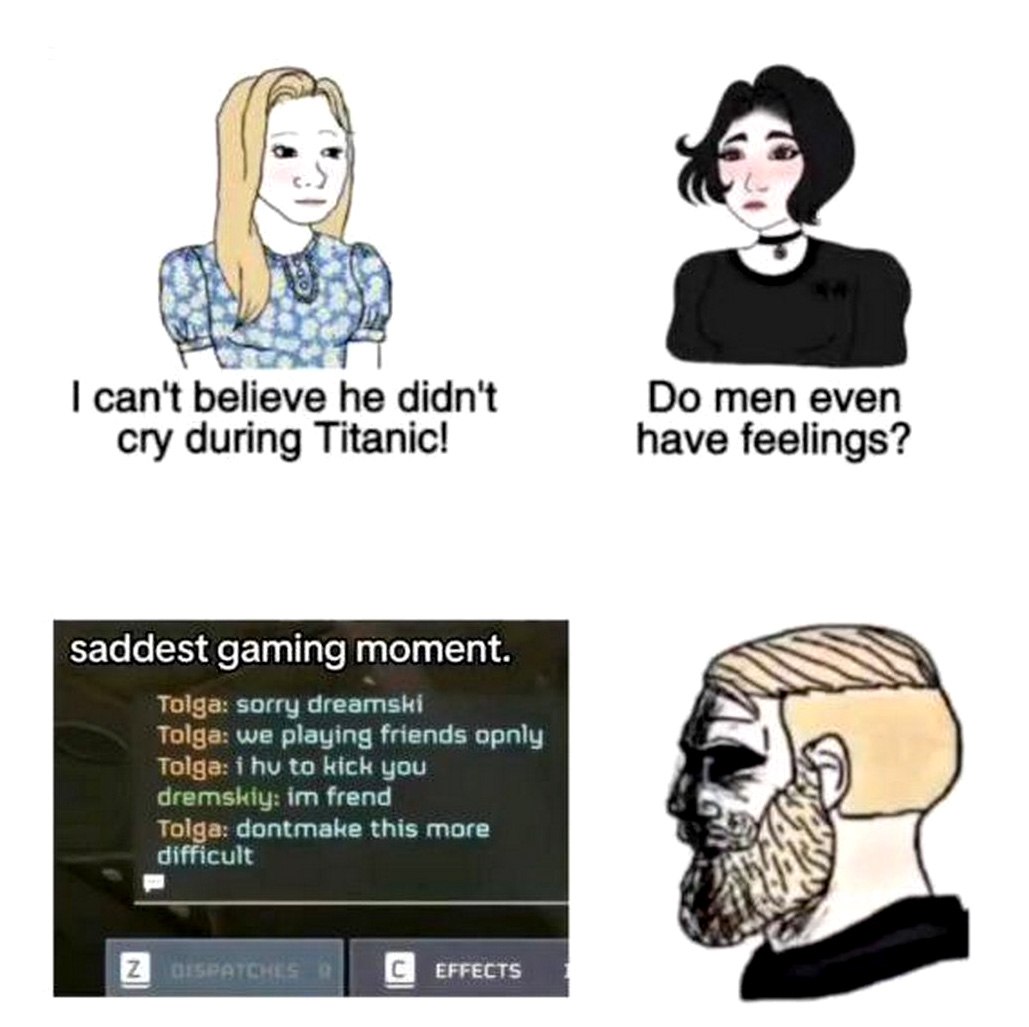 У can't believe he didn't men even cry during Titanic! have feelings? saddest gaming moment. SSN Tolga: sorry dreamshi Tolga: we playing friends opniy dremskiy: frend Tolga: i to kick you difficult To