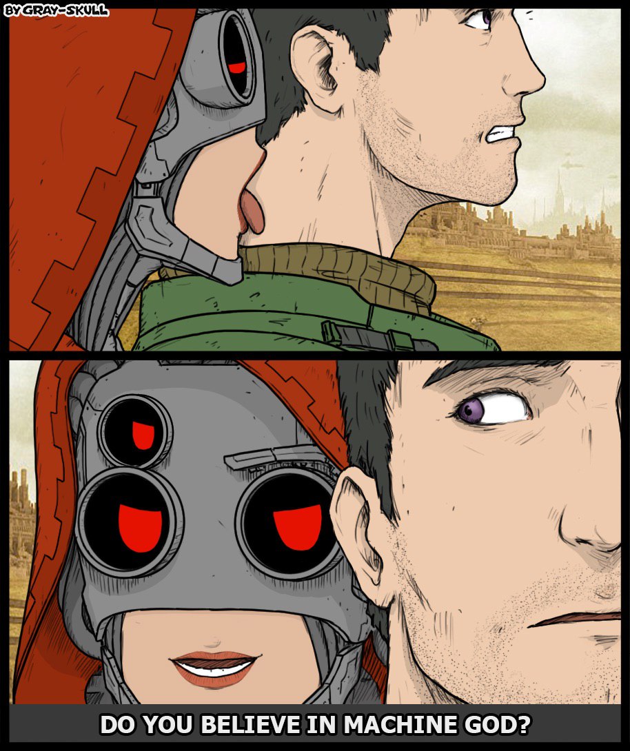 i 4 я YOU BELIEVE IN MACHINE GOD?