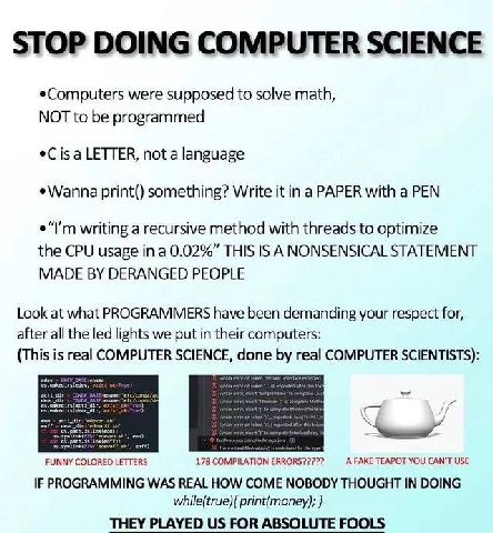 were supposed to solve math, NOT to be programmed a LETTER, nota language eWanna print() something? Write it ina PAPER with a PEN writing a recursive method with threads to optimize the CPU usage in a