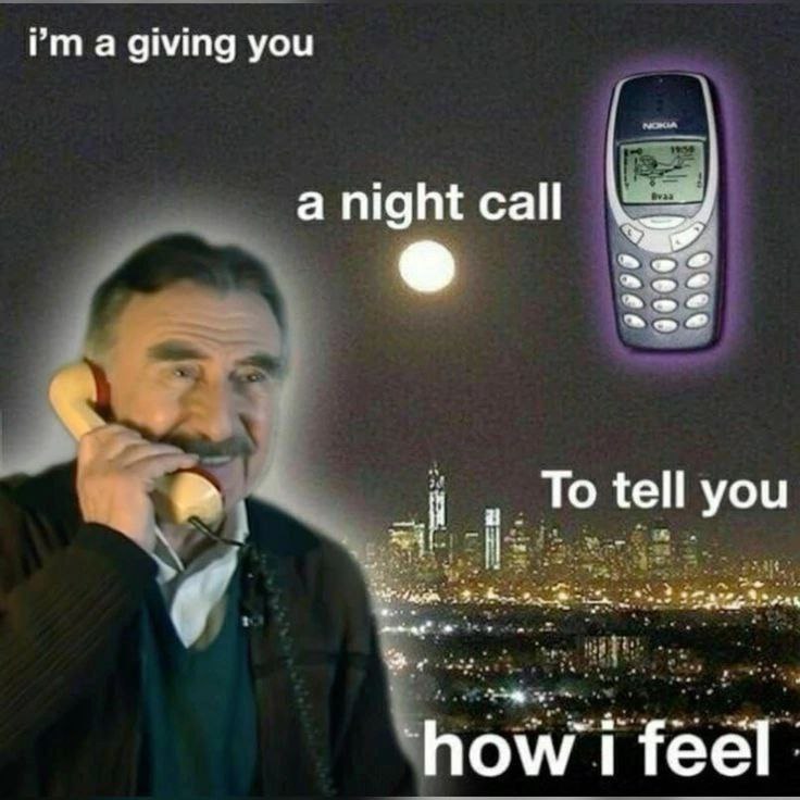 гта giving you а night call To tell you feel
