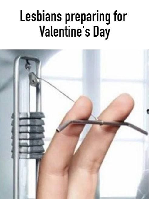 Lesbians preparing for Valentine's Day