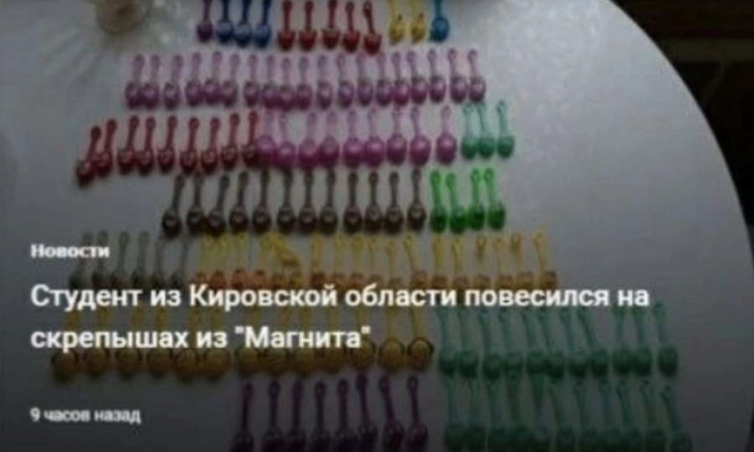 Студент из Кировской области повесился на скрепышах из