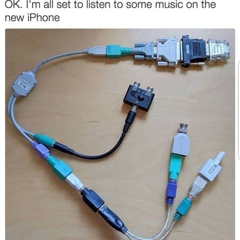 all set to listen to some music on the new iPhone