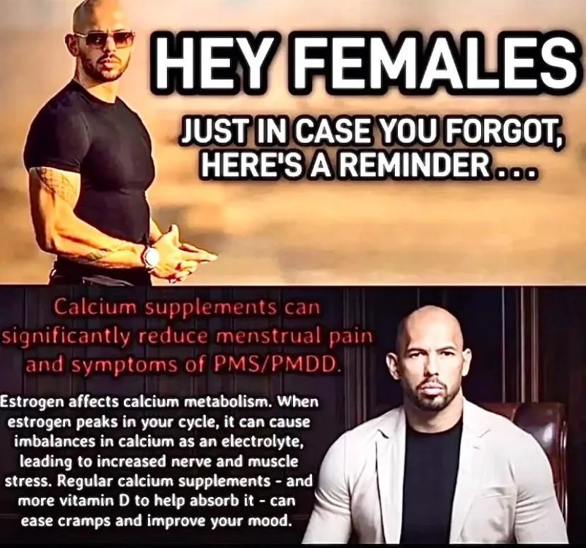 JUSTIN CASE\YOU FORGOT, вов nent reduc nenstrual pain ind symptoms of PMS/PMDI Estrogen affects calcium metabolism. When estrogen peaks in your cycle, it can cause imbalances in calcium as an electrol