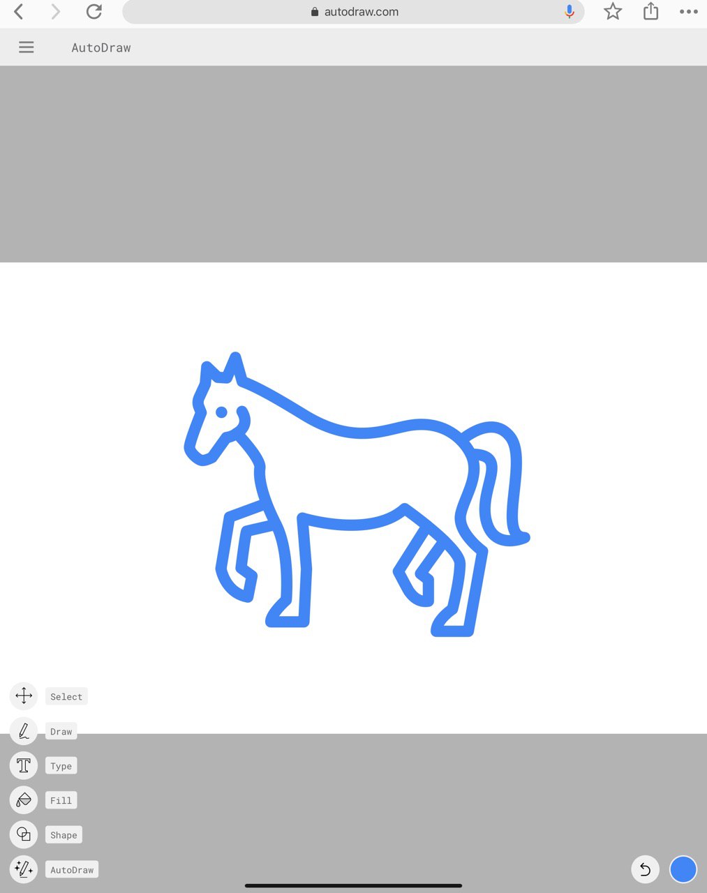 autodraw.com AutoDraw select Draw